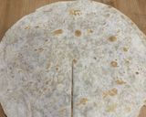 A picture of step 3 of Chicken fajita tortilla wrap (viral).