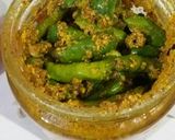 A picture of step 7 of Hari mirch ka achar.