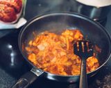 รูปขั้นตอนการทำที่ 11 ของ ข้าวหน้าไก่ผัดกิมจิ