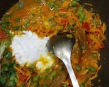 A picture of step 3 of Turmeric Sabji.