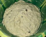 A picture of step 2 of Chocolate chips puff puff.