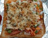 A picture of step 7 of Bread Pizza Without Fire.
