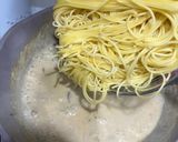 Foto langkah ke 8 dari resep Grilled Chicken Creamy Mushroom Spaghetty ala Mama Asi / yLoVeA.