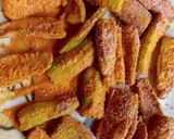 A picture of step 2 of Ridge Gourd Slices.