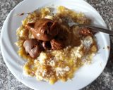 Foto del paso 3 de la receta: Torta de banana, coco y dulce de leche