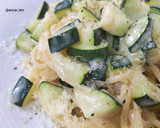Foto del paso 6 de la receta: Spaghetti cremoso con calabacín y queso de trufa