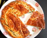 Une image de l'étape 5 de Quiche sans pâte aux asperges et petits pois.