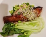 รูปขั้นตอนการทำที่ 7 ของ แซลมอนเทริยากิ (Salmon Tetiyaki)