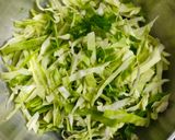 A picture of step 1 of Cabbage Thoran.