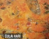 Gambar langkah 6 resipi Gulai Kari Ikan Tongkol.