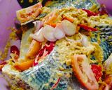Foto langkah ke 5 dari resep Pais Iwak Nila/Pepes Ikan Nila khas Banjarmasin.