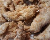 A picture of step 3 of Pandemic Stay at home Fried Chicken Strips.