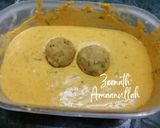 A picture of step 2 of Hyderabadi Aaloo Bondas.