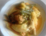 Foto langkah ke 3 dari resep Gulai kacang panjang campur kaki ayam.