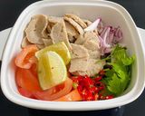 A picture of step 1 of Steam Chicken Roll Black Pepper Spicy Salad.