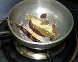 A picture of step 2 of Red & yellow lentils in kohlapuri gravy.