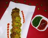 A picture of step 9 of Roasted peas flowers.