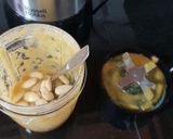 A picture of step 3 of Moong dal halwa.