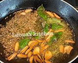 A picture of step 5 of Moong and Masoor Daal: (Red & Yellow lentil).