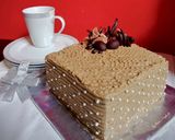 Foto langkah ke 5 dari resep Cake Cokelat Kukus.