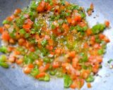A picture of step 2 of Soupy noodles.