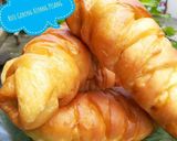 Foto langkah ke 6 dari resep Roti Goreng Kepang Isi Pisang.
