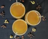 A picture of step 5 of Kashayam (South Indian chai).