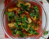 A picture of step 3 of Chilly paneer in dhaba style.