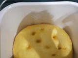 Roti labu kuning dgn SKM (eggless)