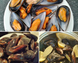 Foto del paso 1 de la receta: Mejillones con salpicón de vinagreta