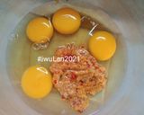 Foto langkah ke 3 dari resep Telor Dadar Padang.