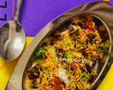 A picture of step 4 of Aloo Laccha Tikki Chat.