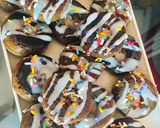 Foto del paso 8 de la receta: MINI 🍩DONAS🍩 Y 🥮BUDÍN 🥮 DE MANTEQUILLA DE MANÍ AL 🍫🍩CHOCOLATE🍫 🍩
