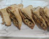 A picture of step 5 of Banana puff pastry.