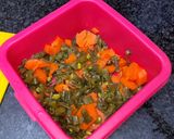 Foto del paso 2 de la receta: Chorizos al horno con arroz blanco y ensaladas mixta