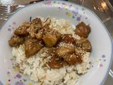 Pollo con salsa dulce