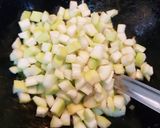 A picture of step 3 of Bottlegourd moong dal Poriyal/ Stir-fry.