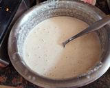A picture of step 3 of Rabdi Malpua.