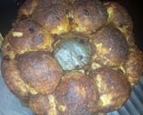 A picture of step 4 of Monkey Bread #IndianDishContest.