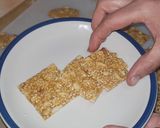 A picture of step 1 of Till or peanut ki gachak.