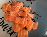 Une image de l'étape 4 de Trio de poissons marinés à la plancha.