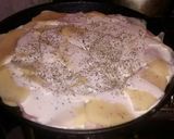 Foto del paso 4 de la receta: Milanesa con papas a la crema 😋