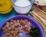 Foto langkah ke 1 dari resep Quiche dengan Crust Roti Tawar.