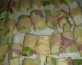 Foto del paso 1 de la receta: Tronquitos de calabacín con jamón y queso