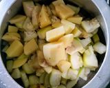 A picture of step 2 of Bottlegourd Stew/ Lauki Stew.