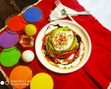 A picture of step 4 of Rainbow Pancake's.
