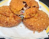 A picture of step 6 of Deep fried bread chocolate.