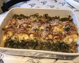 Une image de l'étape 8 de Roulés de poulet au bacon,emmental,moutarde douce et champignons.