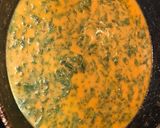 A picture of step 7 of Palak salan.