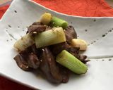 A picture of step 9 of Japanese Miso Chicken Liver.
